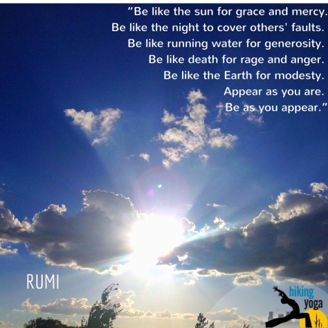 ““Be like the sun for grace and mercy.